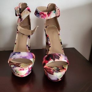 Floral shoes